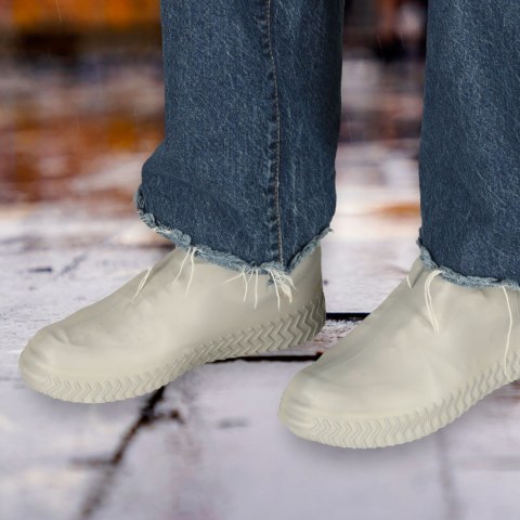 OCHRANIACZE NA BUTY WODOODPORNE KALOSZE M SZARE ROZ. 35-38 OCHRANIACZE NA BUTY WODOODPORNE KALOSZE M SZARE ROZ. 35-38