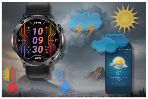SMARTWATCH MĘSKI GRAVITY GT21-3 - BLUETOOTH CALL, DODATKOWY PASEK (sg025c) SMARTWATCH MĘSKI GRAVITY GT21-3 - BLUETOOTH CALL, DODATKOWY PASEK (sg025c)