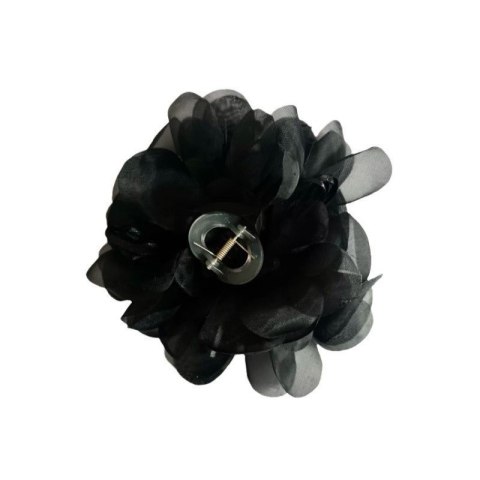 DUŻA KOKARDA TIULOWA Z PEREŁKAMI, SPINKA DO WŁOSÓW, KLAMRA SP323CZ DUŻA KOKARDA TIULOWA Z PEREŁKAMI, SPINKA DO WŁOSÓW, KLAMRA SP323CZ