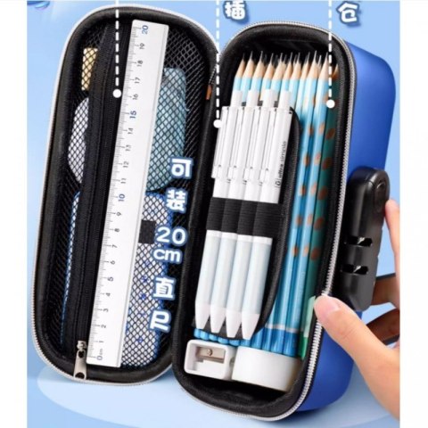 DUŻY PIÓRNIK WIELOFUNKCYJNY ZAMYKANY NA KOD RAKIETA PR11