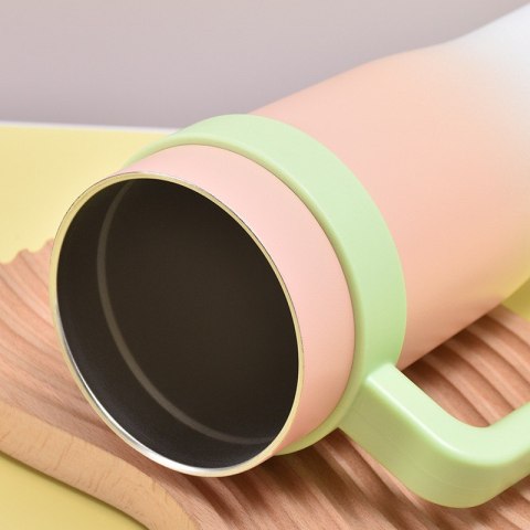 DUŻY I POJEMNY KUBEK TERMICZNY Z UCHWYTEM I RURKĄ, PRZENOŚNY 1,2L BD23TUR