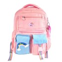 PLECAK RAINBOW SWEET SZKOLNY UNIWERSALNY KIESZONKI, ODBLASKI PL160R