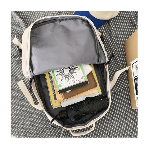 PLECAK SPORTOWY SZKOLNY UNIWERSALNY KIESZONKI CZARNY PL164CZ