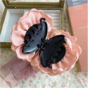 SPINKA DO WŁOSÓW DUŻA KLAMRA XL KWIAT RÓŻA BORDOWA 9CM SP288BOR