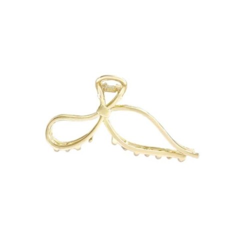 SPINKA DO WŁOSÓW, KLAMRA METALOWA KOKARDA GOLD XL SP328