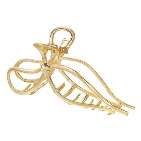 SPINKA DO WŁOSÓW, KLAMRA METALOWA KOKARDA GOLD XL SP328