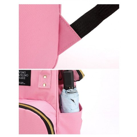 TORBA, ORGANIZER DO WÓZKA PLECAK DLA MAMY CZARNY PLM10CZ