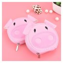 ZESTAW AKCESORIÓW DO MANICURE W ETUI RÓŻOWA ŚWINKA 7W1 AK07