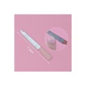 ZESTAW AKCESORIÓW DO MANICURE W ETUI RÓŻOWA ŚWINKA 7W1 AK07