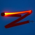 SMYCZ DLA PSA ŚWIECĄCA LED 2,5X120CM POMARAŃCZOWA