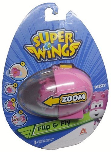 SUPER WINGS SAMOLOT DIZZY WYRZUTNIA 9CM