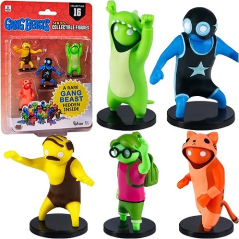GANG BEASTS ZESTAW FIGUREK S1 5PAK 6CM GB2040A