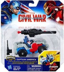 HASBRO MARvEL CIvIL WAR CAPTAIN AMERICA JEEP B6770