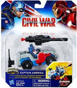 HASBRO MARvEL CIvIL WAR CAPTAIN AMERICA JEEP B6770