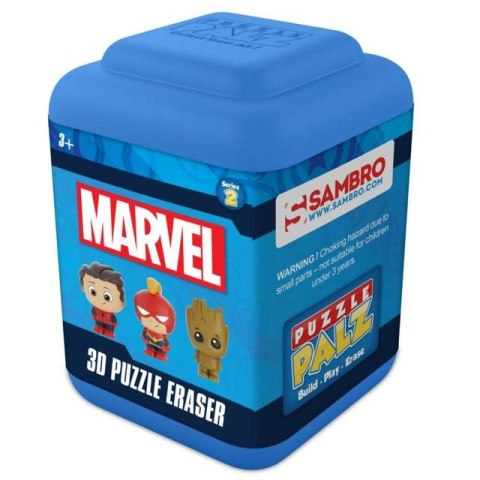 MARvEL S2 GUMKI DO ŚCIERANIA PUZZLE 3D 4,5x6CM