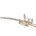 Drewniane puzzle mechaniczne 3d wooden.city - okrągłe tory +