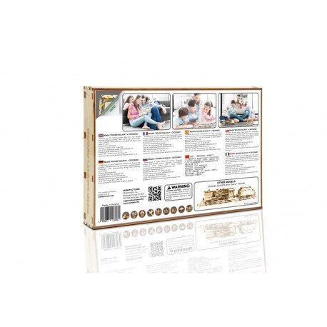 Drewniane puzzle mechaniczne 3d wooden.city - okrągłe tory + Drewniane puzzle mechaniczne 3d wooden.city - okrągłe tory +