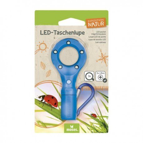 Breloczek - kieszonkowa lupa z podświetleniem led Breloczek - kieszonkowa lupa z podświetleniem led
