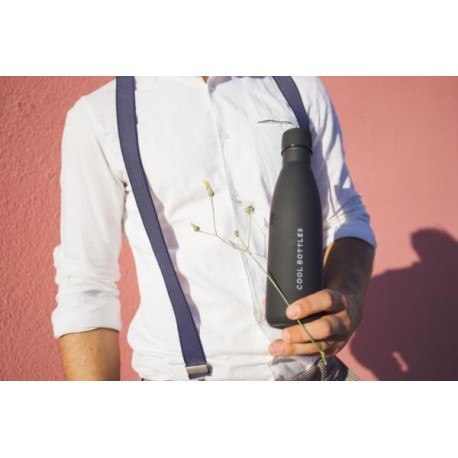 Cool bottles butelka termiczna 350 ml mono black Cool bottles butelka termiczna 350 ml mono black