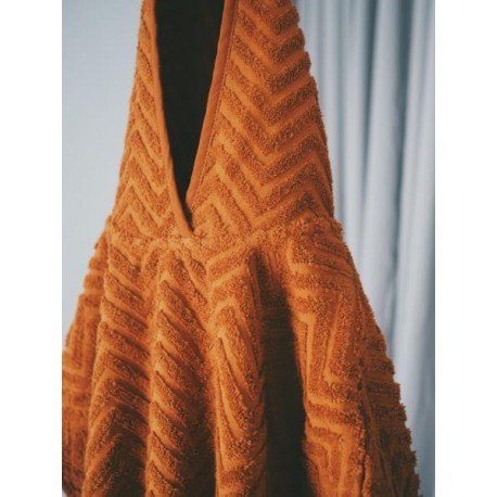 Filibabba poncho zigzag rust Filibabba poncho zigzag rust