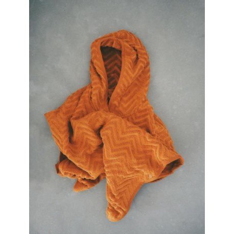 Filibabba poncho zigzag rust Filibabba poncho zigzag rust