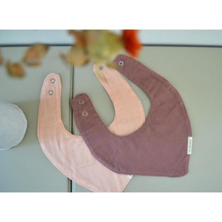Filibabba śliniak muślinowy dusty rose Filibabba śliniak muślinowy dusty rose