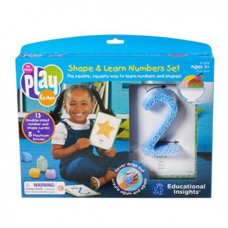Playfoam, masa piankowa, zestaw do nauki liczb Playfoam, masa piankowa, zestaw do nauki liczb
