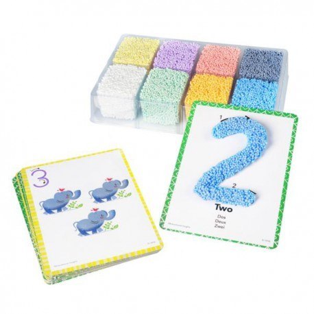 Playfoam, masa piankowa, zestaw do nauki liczb Playfoam, masa piankowa, zestaw do nauki liczb