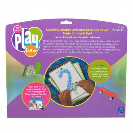 Playfoam, masa piankowa, zestaw do nauki liczb Playfoam, masa piankowa, zestaw do nauki liczb