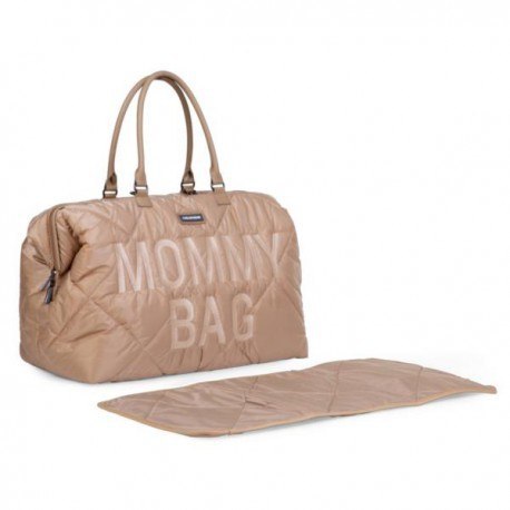 Childhome torba mommy bag pikowana beżowa Childhome torba mommy bag pikowana beżowa