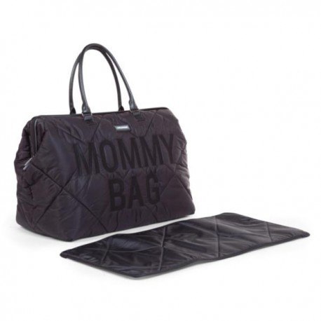 Childhome torba mommy bag pikowana czarna Childhome torba mommy bag pikowana czarna