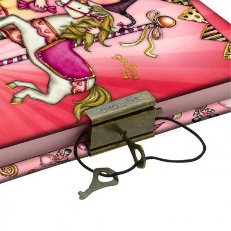 Zamykany notes - gorjuss - fairground - carousel Zamykany notes - gorjuss - fairground - carousel