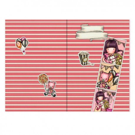 Zamykany notes - gorjuss - fairground - carousel Zamykany notes - gorjuss - fairground - carousel