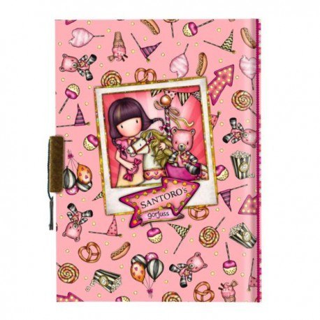 Zamykany notes - gorjuss - fairground - carousel Zamykany notes - gorjuss - fairground - carousel