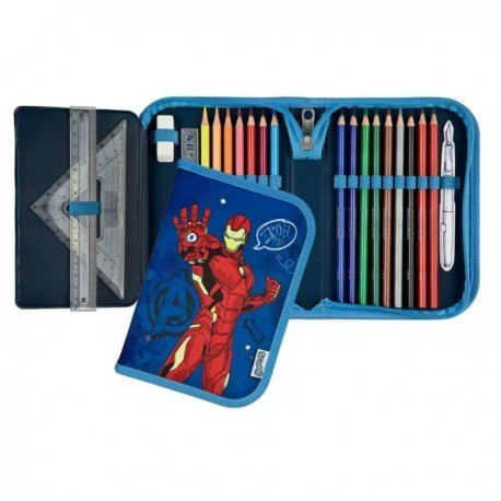 Piórnik z wyposażeniem, avengers Piórnik z wyposażeniem, avengers