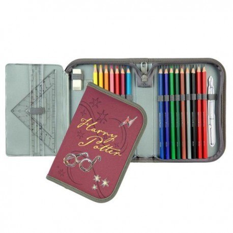 Piórnik z wyposażeniem, harry potter Piórnik z wyposażeniem, harry potter
