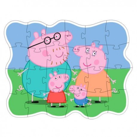 Puzzle dla dzieci w ozdobnym pudełku, rodzina, 24 Puzzle dla dzieci w ozdobnym pudełku, rodzina, 24