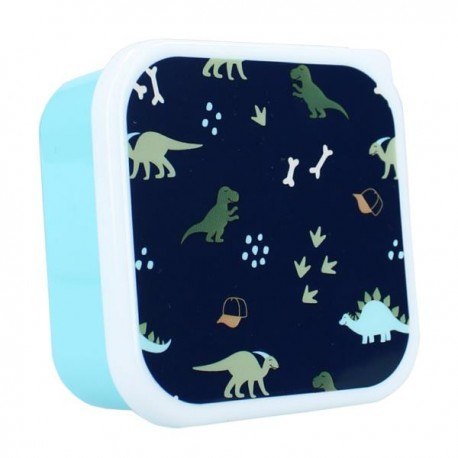 Śniadaniówka, snack box 3w1, dino navy, pret Śniadaniówka, snack box 3w1, dino navy, pret