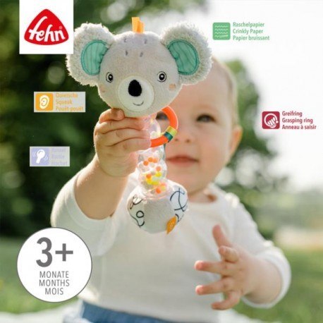 Zabawka do rączki z koralikami, koala z kolekcji: Zabawka do rączki z koralikami, koala z kolekcji:
