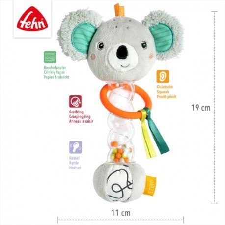 Zabawka do rączki z koralikami, koala z kolekcji: Zabawka do rączki z koralikami, koala z kolekcji:
