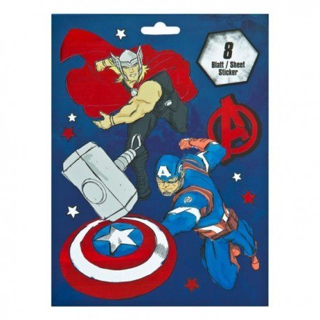 Zestaw naklejek, blok - avengers - ok. 340 szt. Zestaw naklejek, blok - avengers - ok. 340 szt.