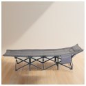 Łóżko turystyczne, polowe, kanadyjka 187 x 68cm składane z kieszonką AR05SZ