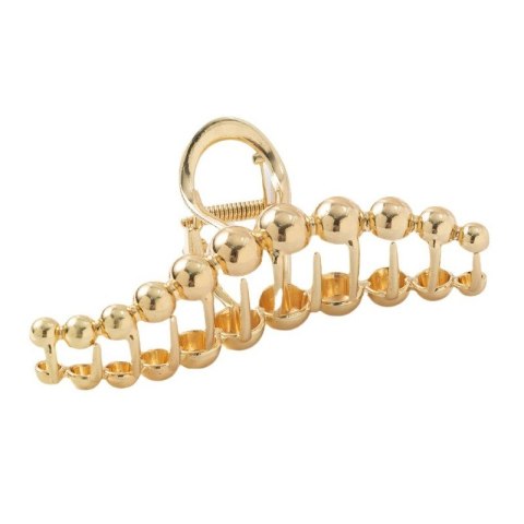 SPINKA DO WŁOSÓW KLAMRA KULKI ZŁOTE XL 11CM SP257