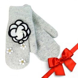 RĘKAWICZKI CUTE REK109 SZARE