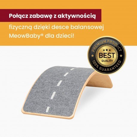 Meowbaby® deska do balansowania 80x30cm dla dzieci Meowbaby® deska do balansowania 80x30cm dla dzieci