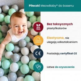 Meowbaby kwadratowy suchy basen dla dziecka 110x1
