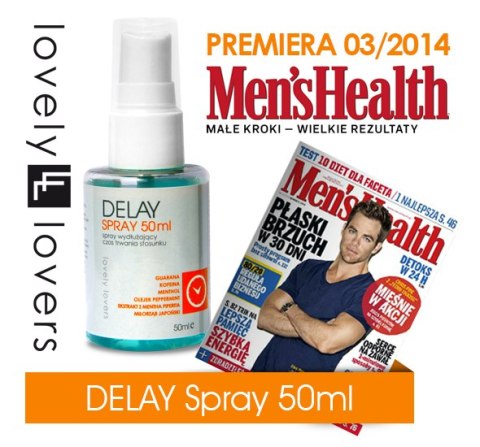 DELAY SPRAY 50ml - MOCNO OPÓŹNIA WYTRYSK - NAGRADZANY DELAY SPRAY 50ml - MOCNO OPÓŹNIA WYTRYSK - NAGRADZANY