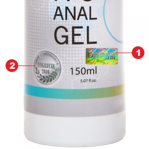 H2O ANAL GEL 150ml WYRÓŻNIONY ŻEL ANALNY H2O ANAL GEL 150ml WYRÓŻNIONY ŻEL ANALNY