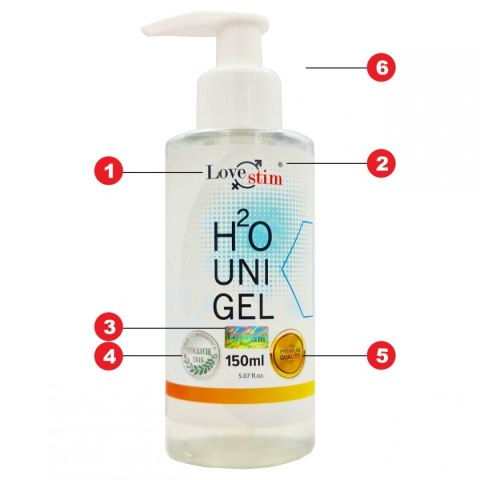 H2O UNI GEL 150ml WYRÓŻNIONY ŻEL AQUA UNIWERSALNY H2O UNI GEL 150ml WYRÓŻNIONY ŻEL AQUA UNIWERSALNY