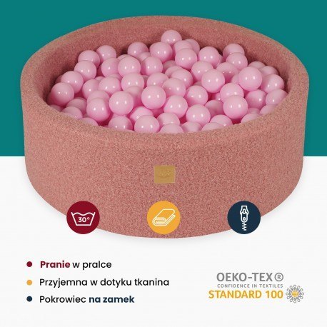 Meowbaby okrągły suchy basen z piłeczkami 7cm dla Meowbaby okrągły suchy basen z piłeczkami 7cm dla